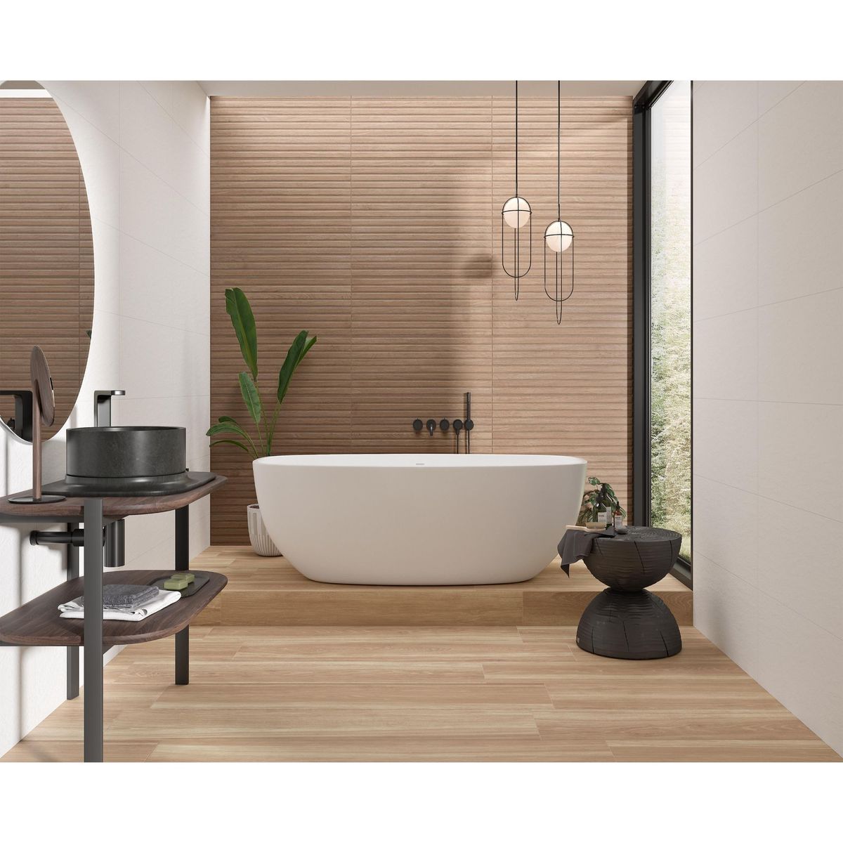 STN - Cerámica Aral Blanco 33.3x90cm 1.2m2 para muro