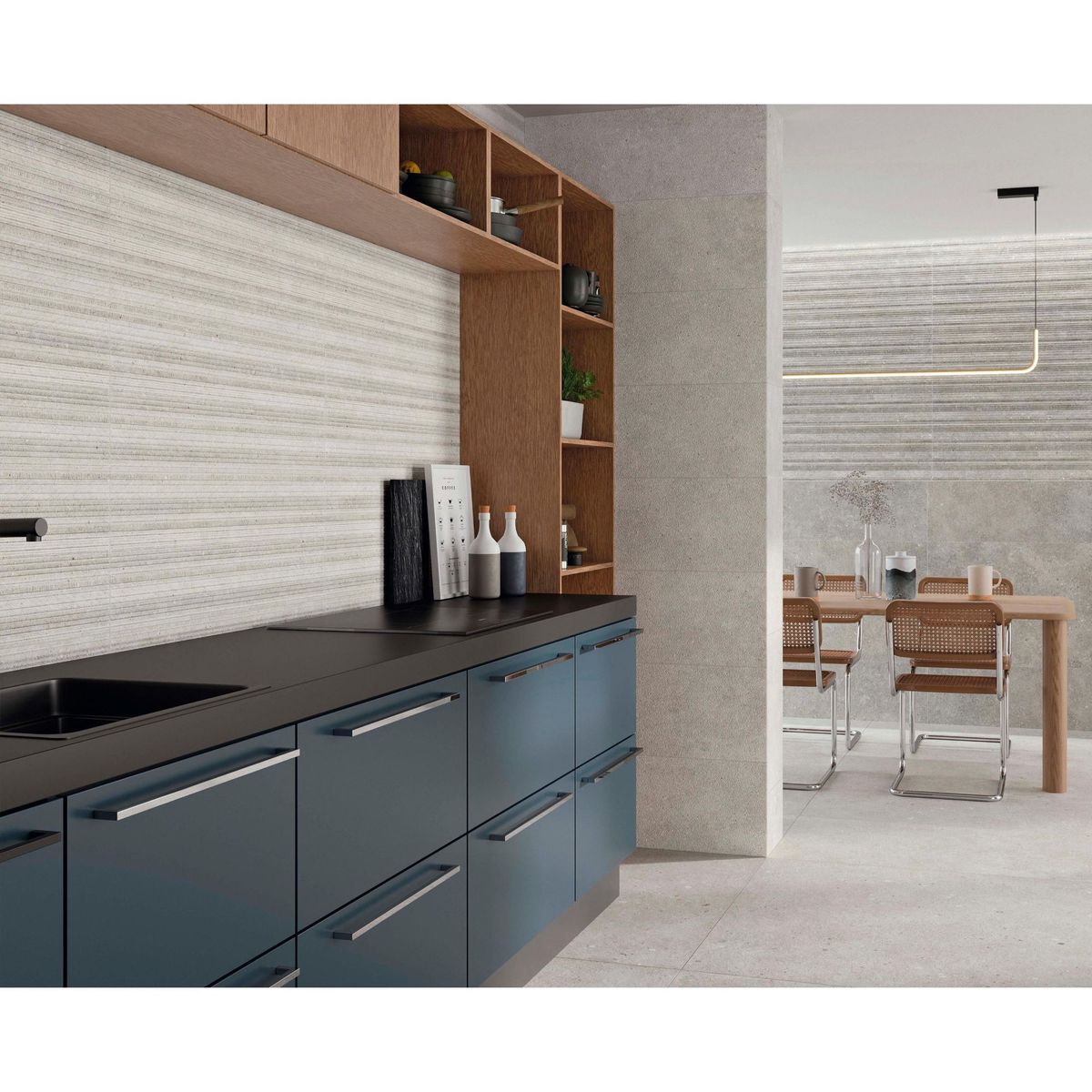 STN - Cerámica Glam Gris 33.3x90cm 1.2m2 para muro