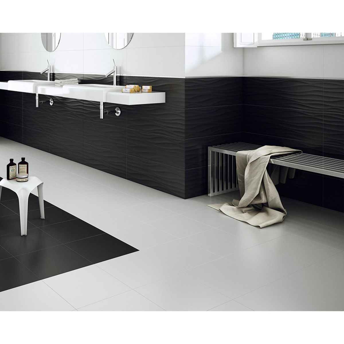 STN - Gres Porcelanico Blanco Liso 33.3x33.3cm 1.45m2