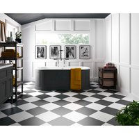 Gres Porcelanico Negro Liso 33.3x33.3cm 1.45m2