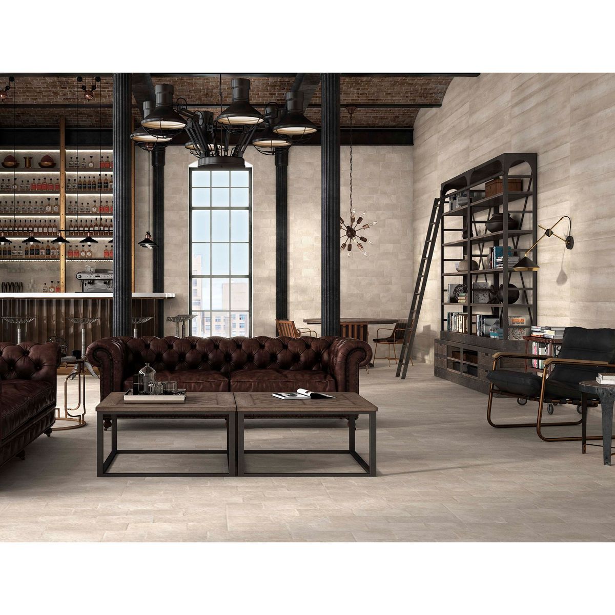 STN - Porcelanato Mix Rustico 60x120cm 1.43m2