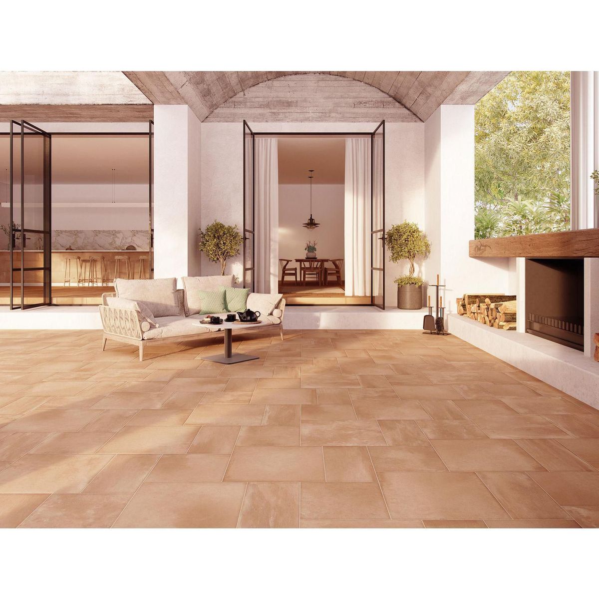 STN - Porcelanato Cotto 60x60 Rústicas Mate 1.42 m2