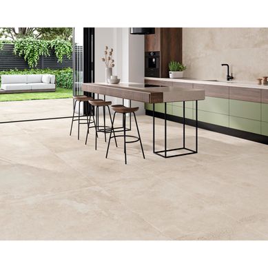 Porcelanato Beige 60x120 Cementicias Mate 1.42 m2