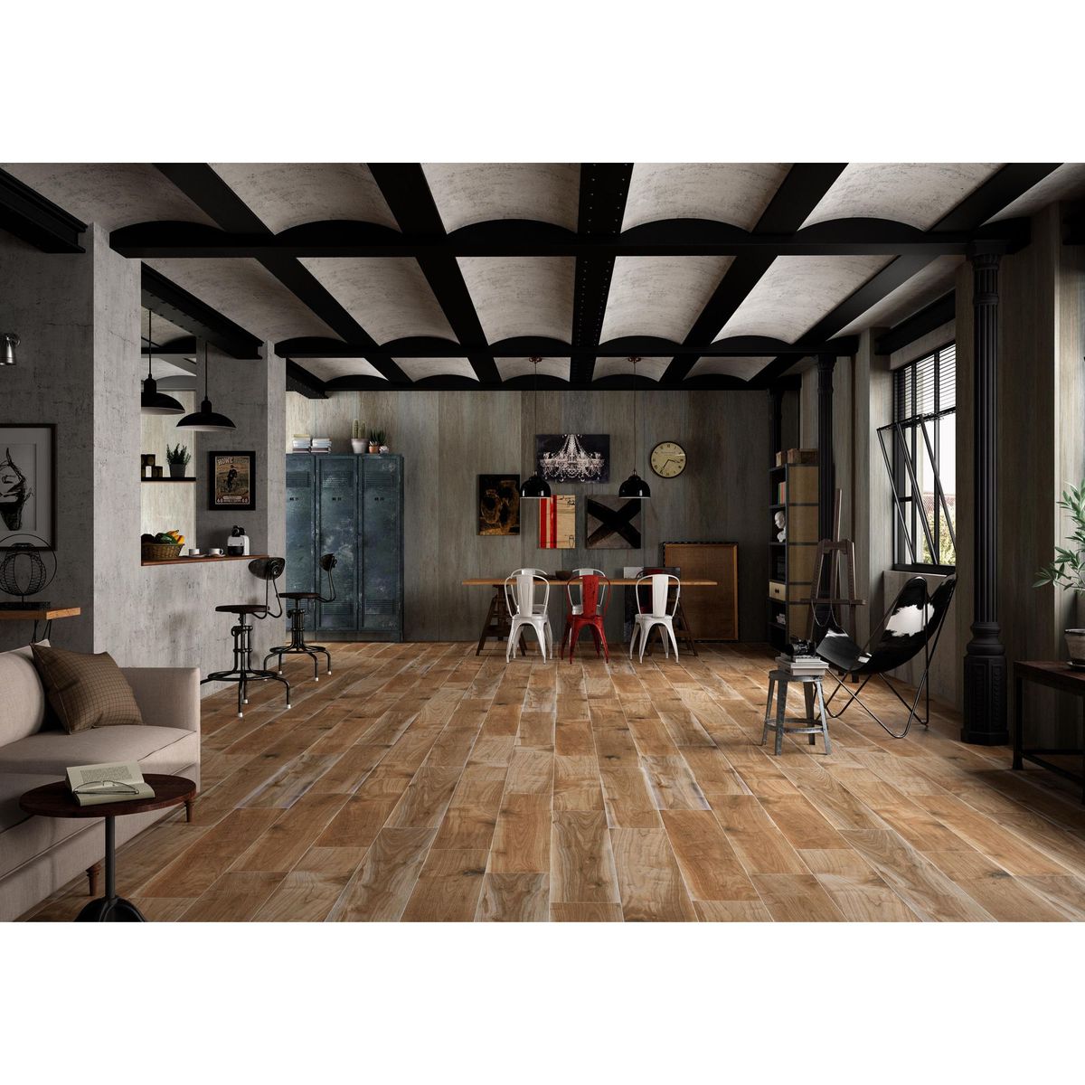 STN - Porcelanato Mix Maderado 15x90cm 1.21m2