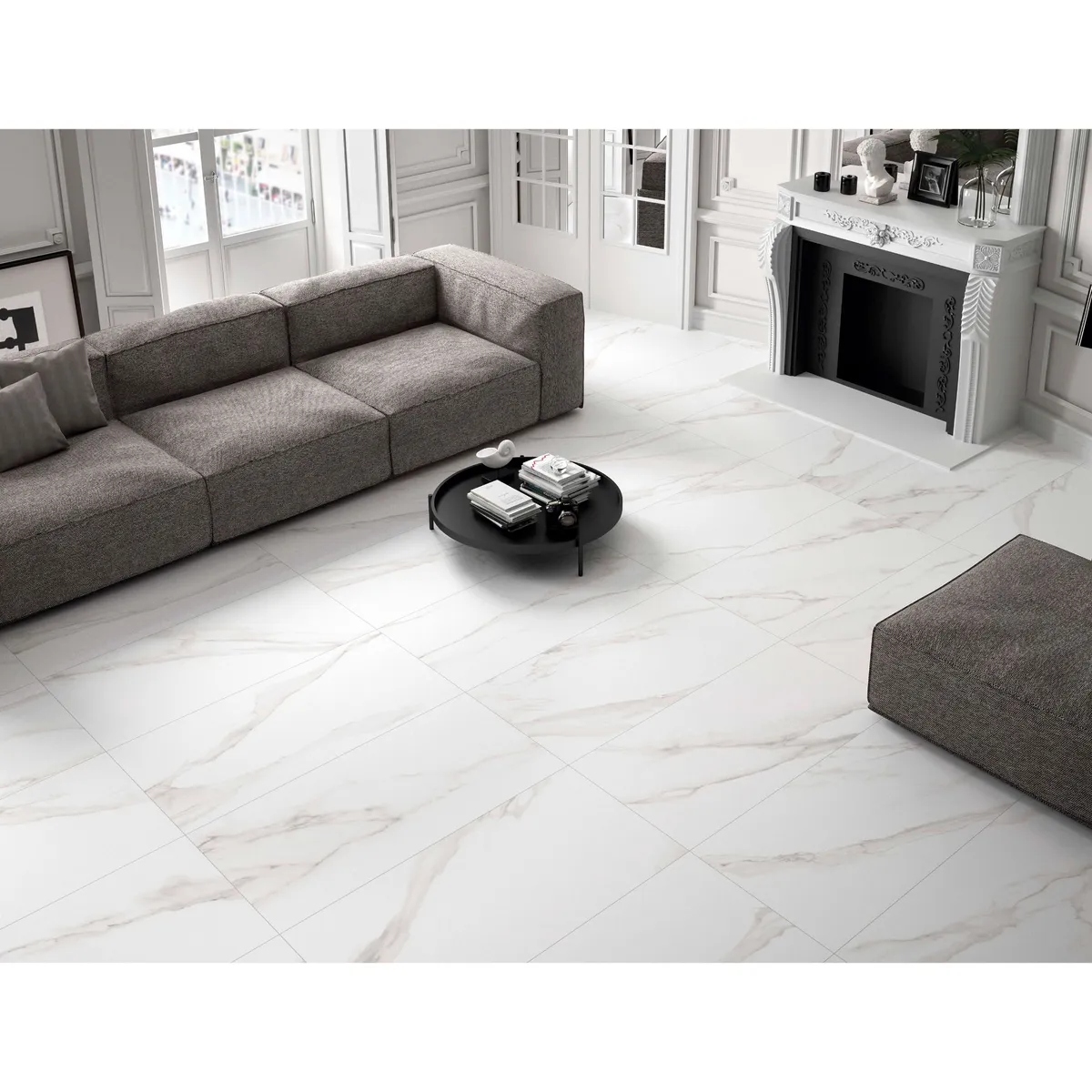 STN - Porcelanato Blanco Marmol 60x120cm 1.42m2