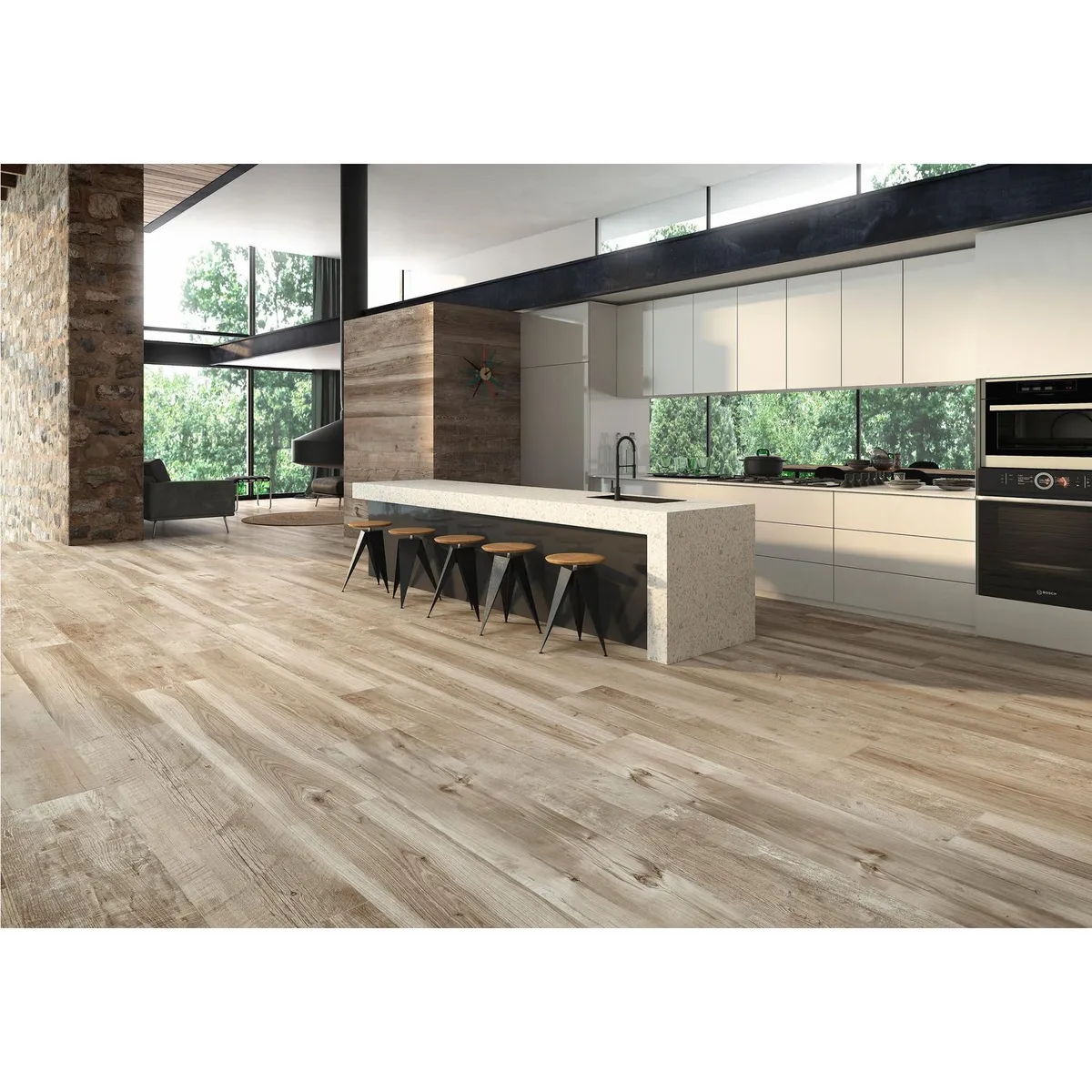 STN - Porcelanato Mix Maderado 30x150cm 1.34m2