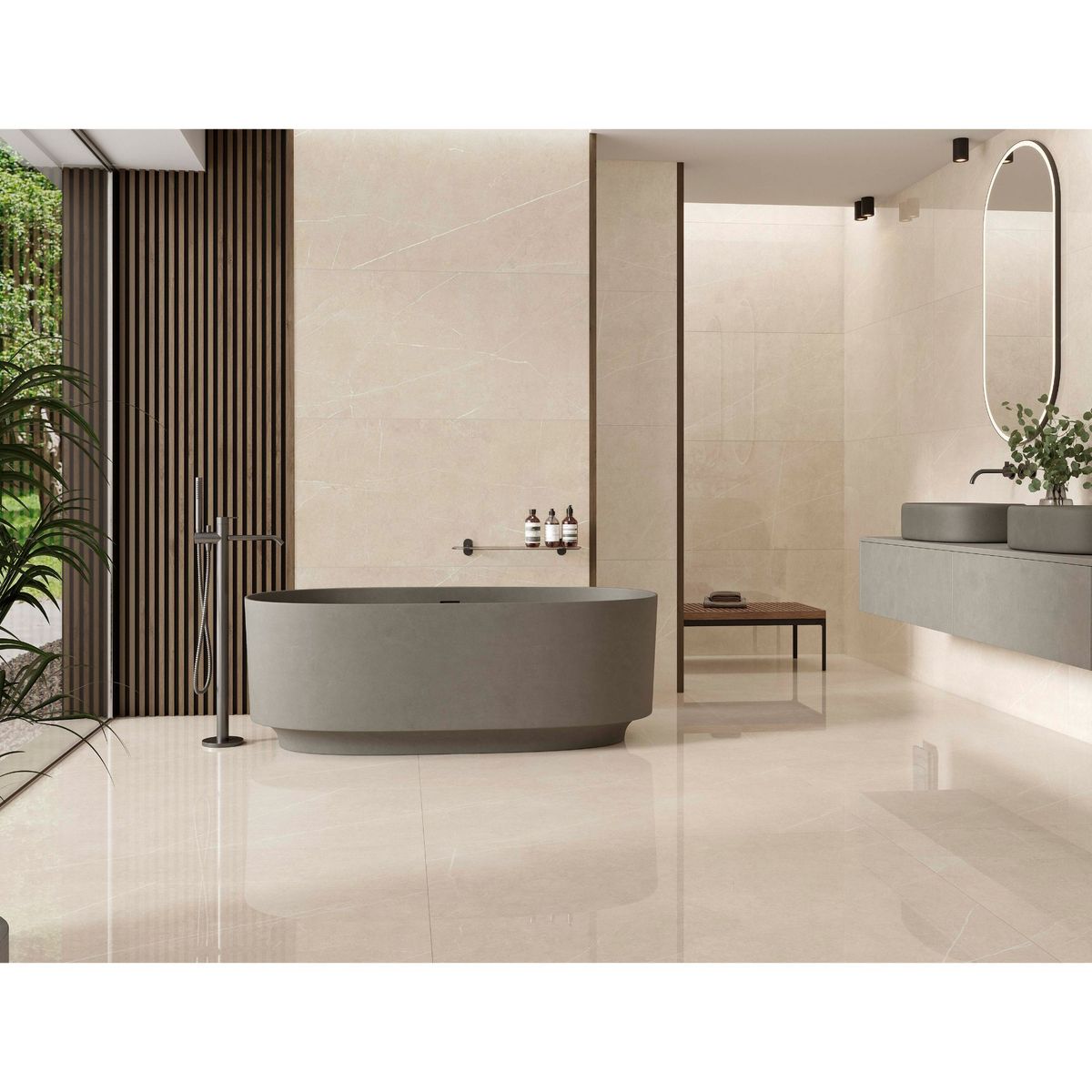 STN - Porcelanato Mix Cementicio 60x120cm 1.42m2