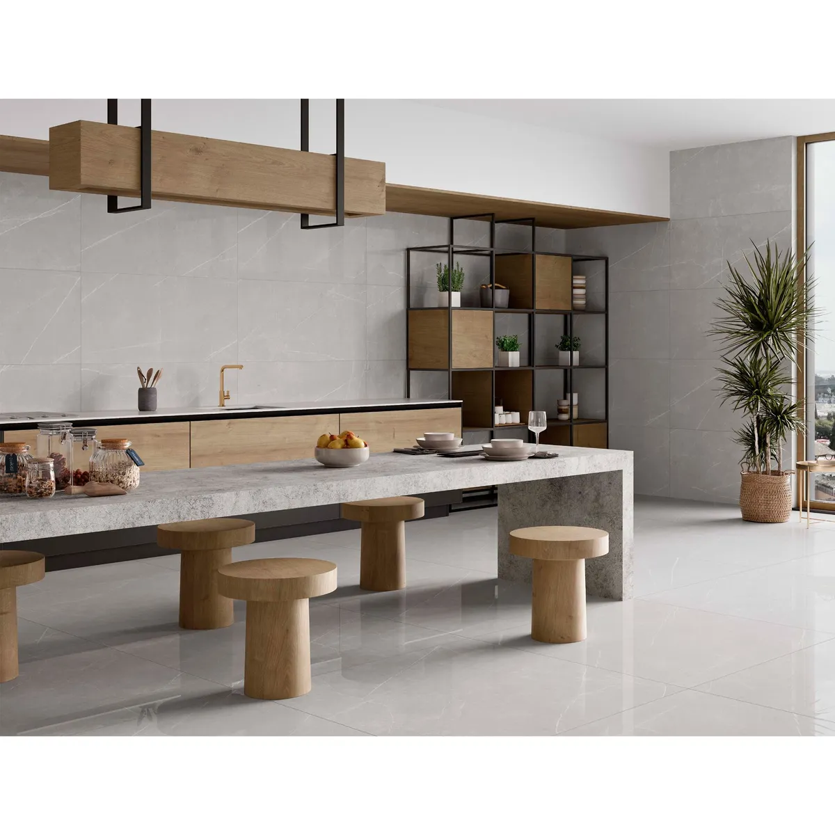 STN - Porcelanato Mix Cementicio 60x120cm 1.42m2