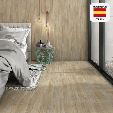 Porcelanato Beige Maderado 23.3x120cm 1.68m2