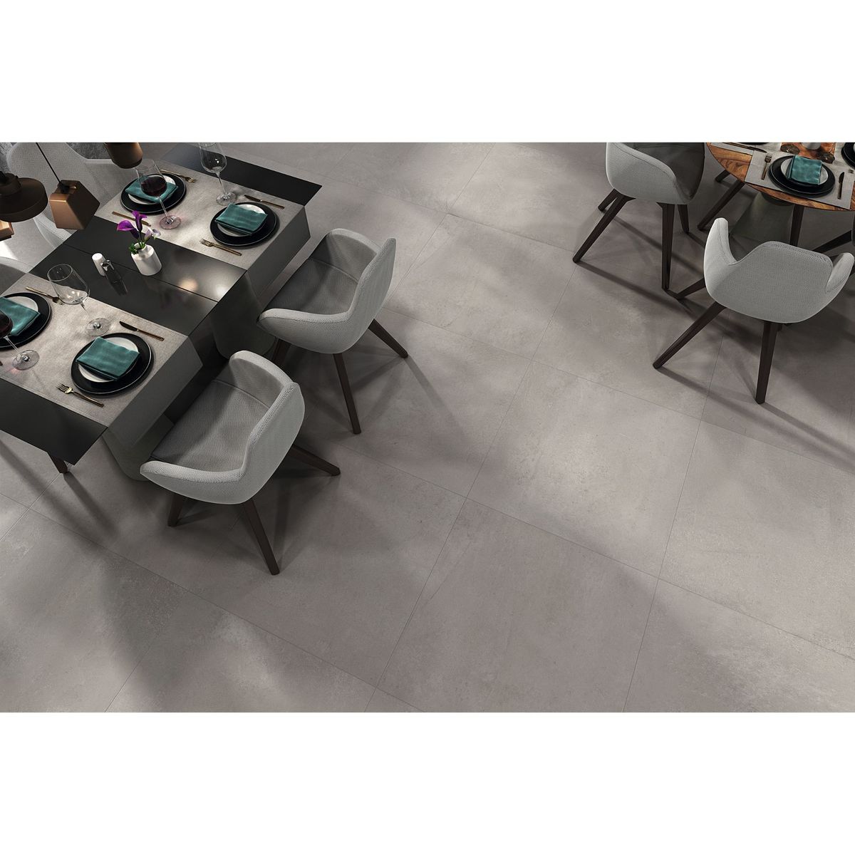 HALCON - Porcelanato Gris 75x75 Cementicias Mate 1.11 m2