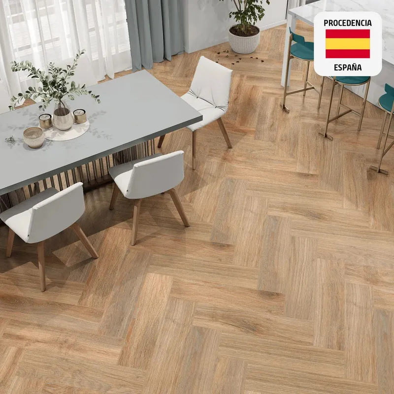 HALCON - Porcelanato Caramelo Maderado 23x120cm 1.68m2