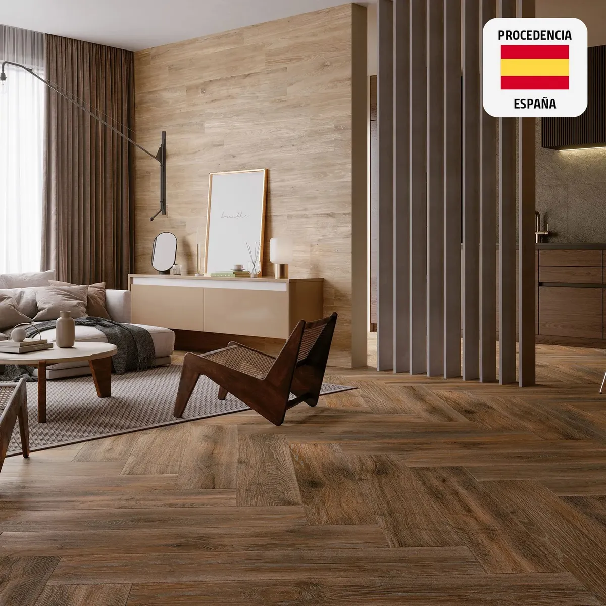 HALCON - Porcelanato Marrón Maderado 23.3x120cm 1.68m2