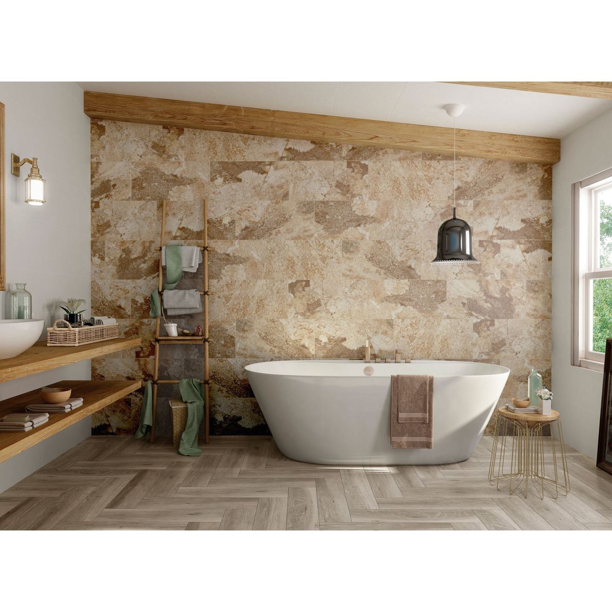 HALCON - Porcelanato Marrón 30x30cm 1.44m2 Rústico Mate Stone Tierra