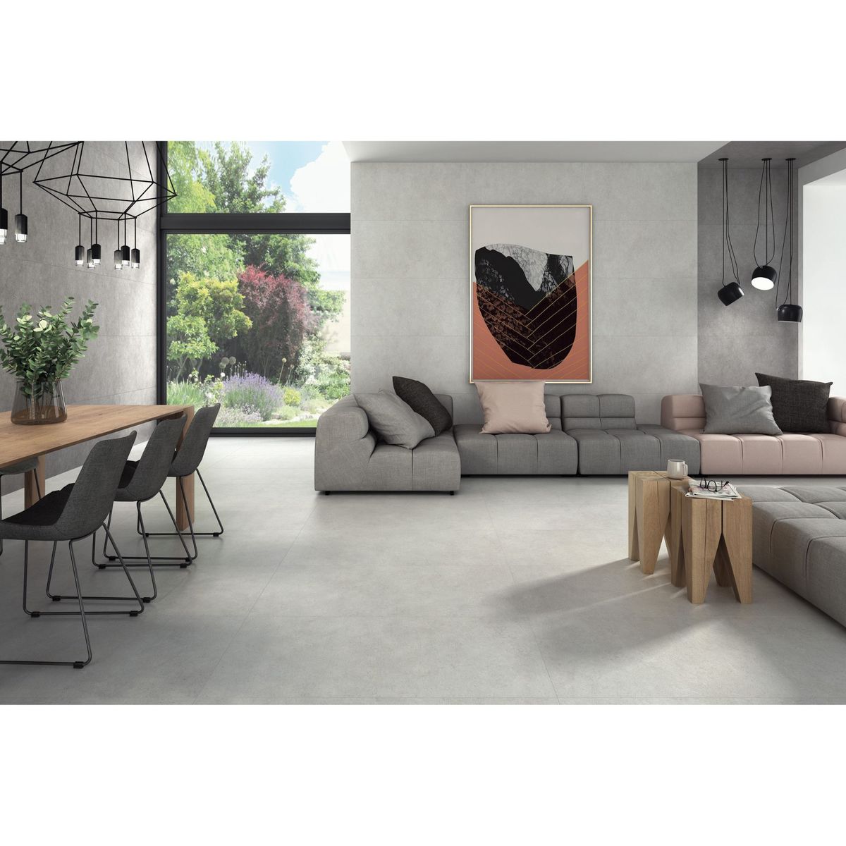 HALCON - Porcelanato Gris Cementicio 60x120cm 1.44m2