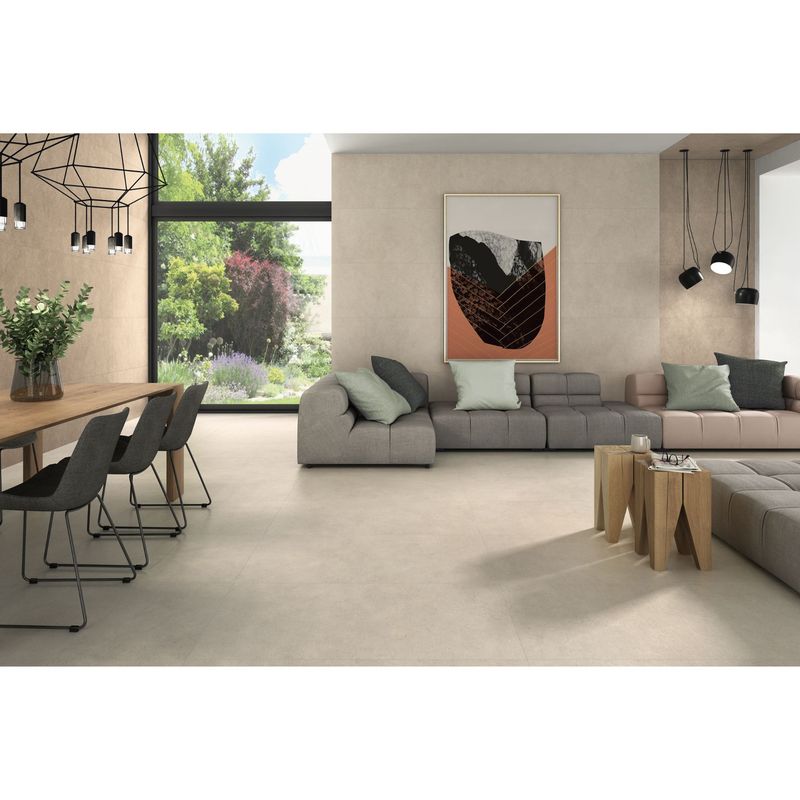 HALCON - Porcelanato Beige Cementicio 60x120cm 1.44m2