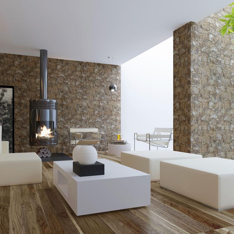 HALCON - Cerámica Ribasso Natural 33x55cm 1.63m2 para muro