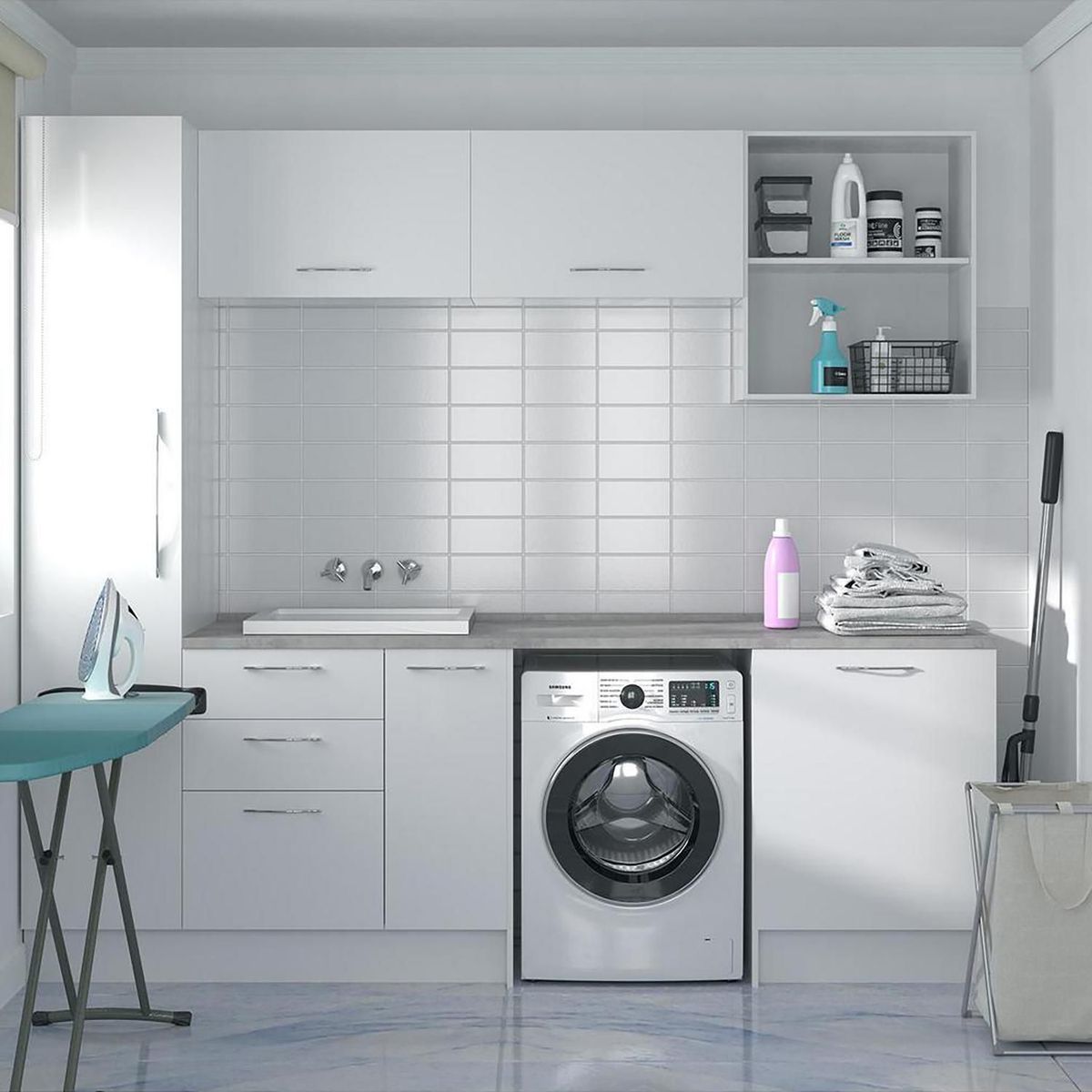 PAMESA - Porcelanato Azul Marmol 60x120cm 1.44m2