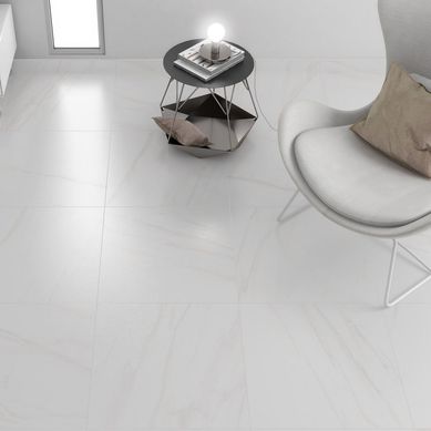 Porcelanato Blanco 61x61cm Marmolado 1.44m2