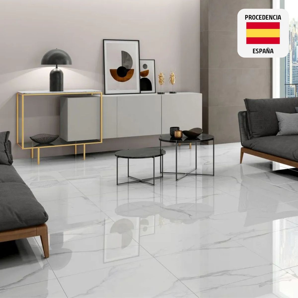 PAMESA - Porcelanato Mix Marmol 60.8x60.8cm 1.48m2