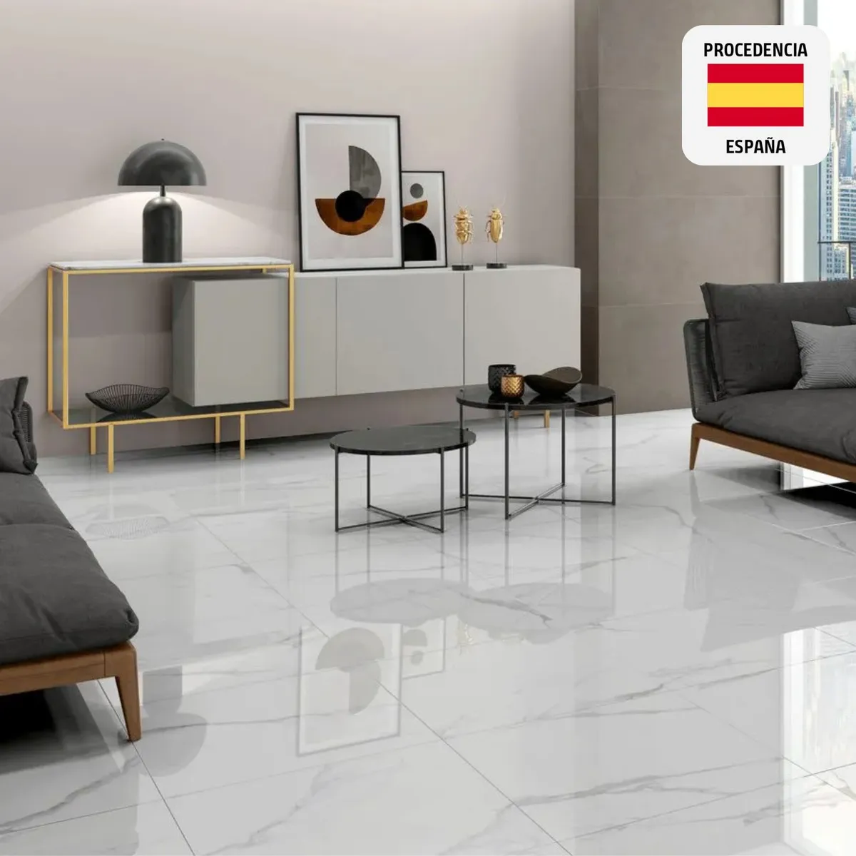 PAMESA - Porcelanato Mix Marmol 60.8x60.8cm 1.48m2
