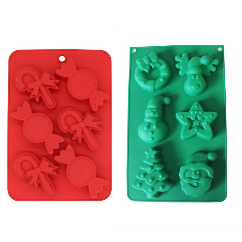 DEAR SANTA - Molde Silicona 6 Figuras Surtido
