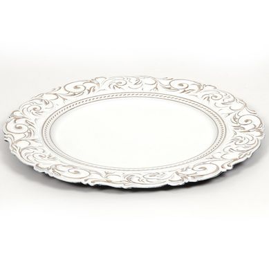 Plato Blanco Arcaica 33cm
