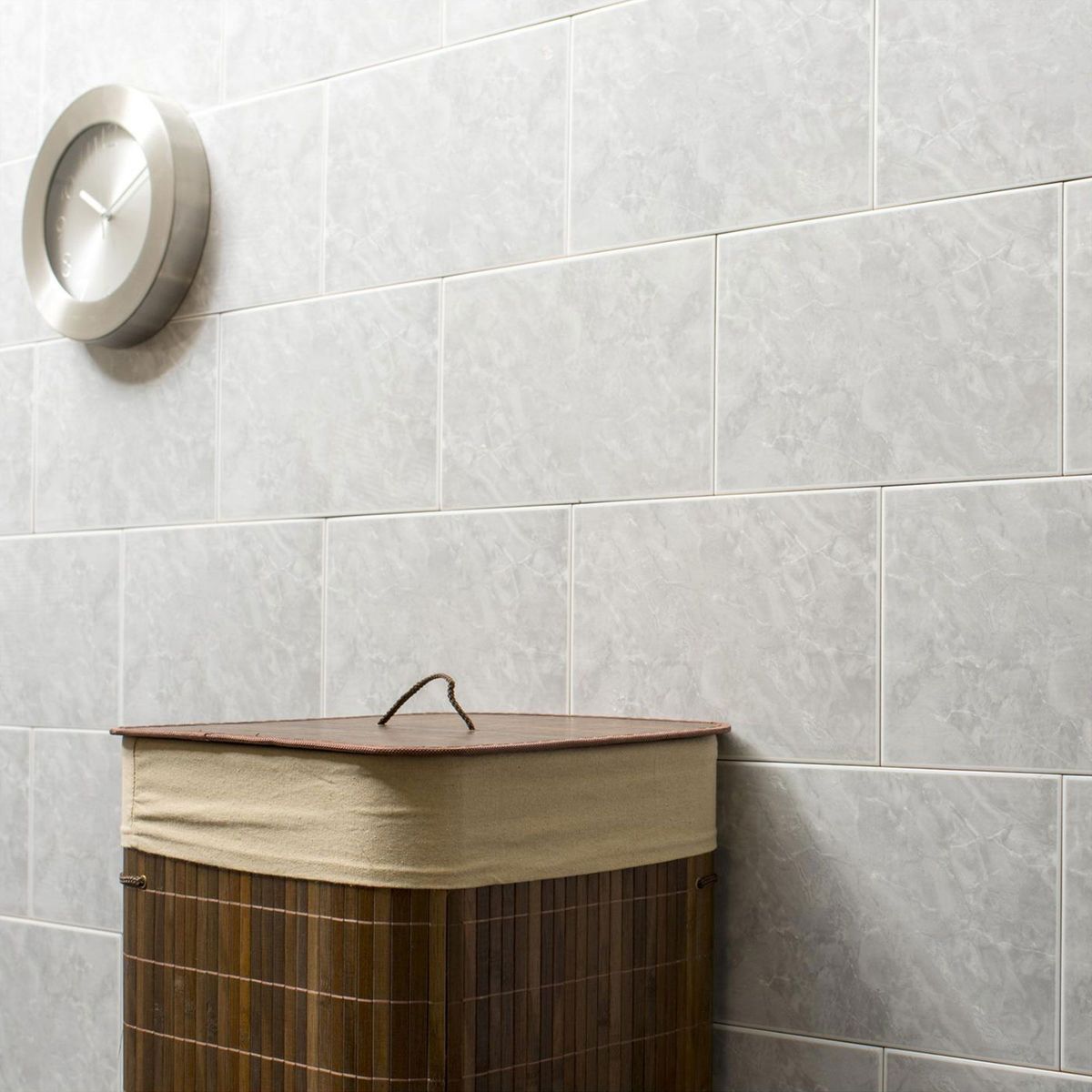 HOLZTEK - Cerámica Gris Marmolado 21x31cm 1.5 m2