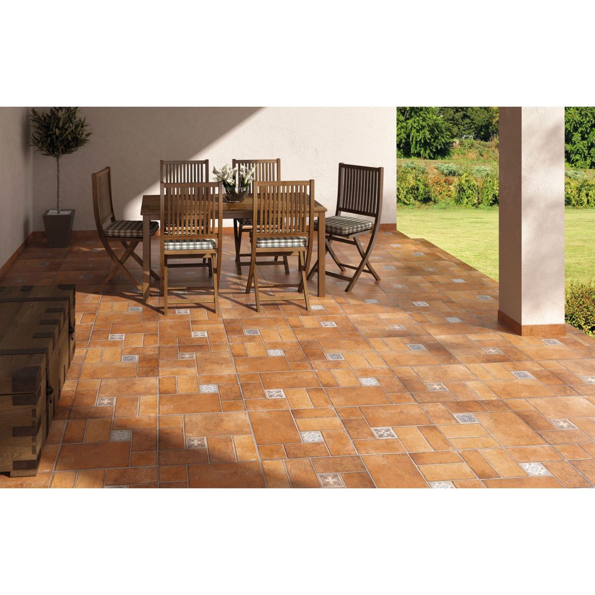 PAMESA - Ceramica Mix Rustico 45x45cm 1.42m2