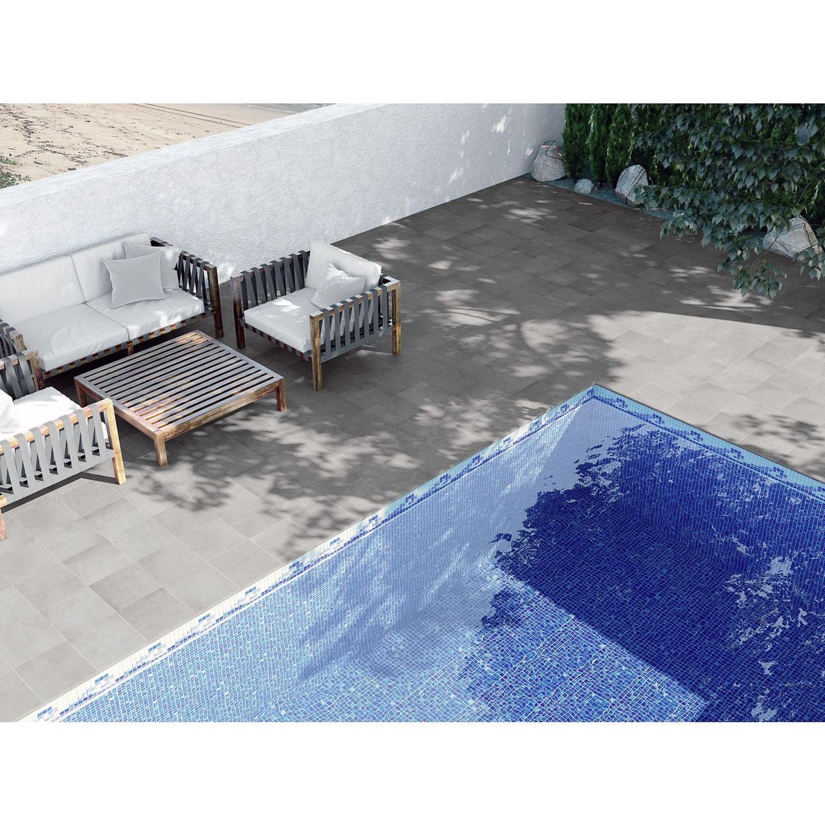 PAMESA - Cerámica Plomo 31.2x31.2cm 1.17m2 para piso