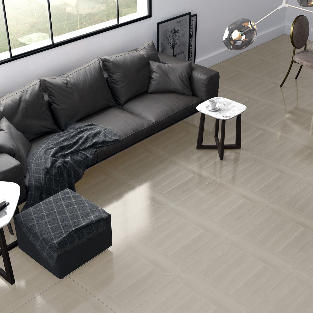 PAMESA - Porcelanato Gris Maderado 60.8x60.8cm 1.48m2