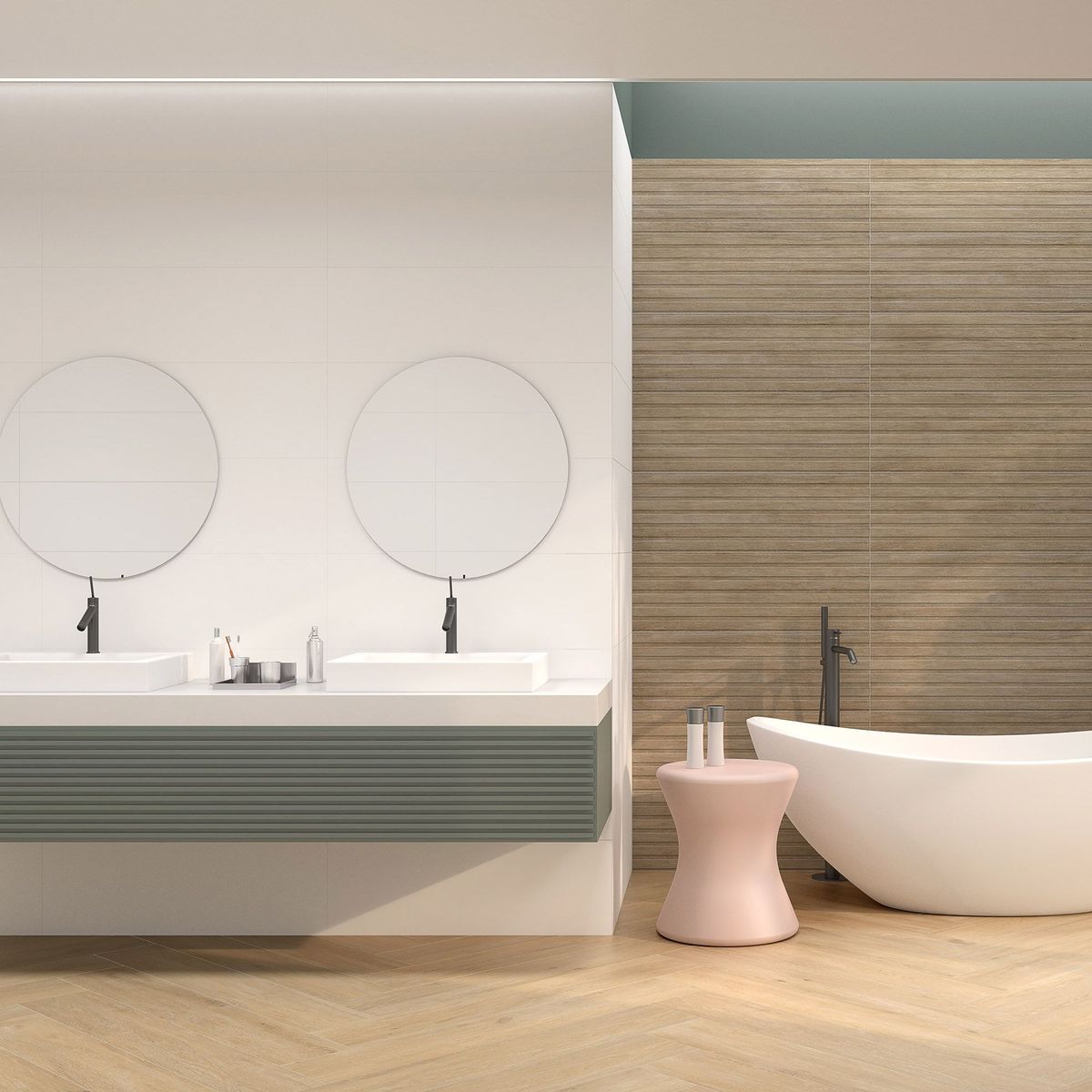 PAMESA - Cerámica Blanco Liso 31x91cm 1.62 m2 Mate