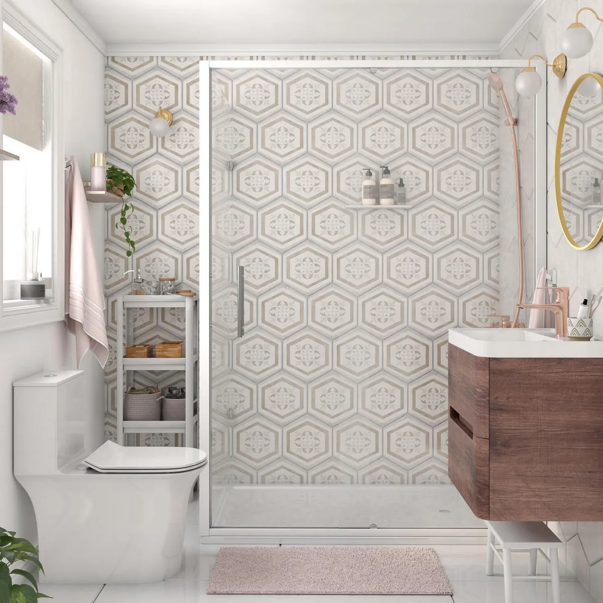 PAMESA - Porcelanato Mix Rustico 28.5x29cm 1m2