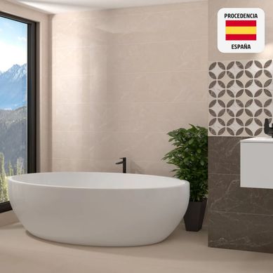 Cer�mica Marfil Marmolado 31x91cm 1.62 m2 Murano