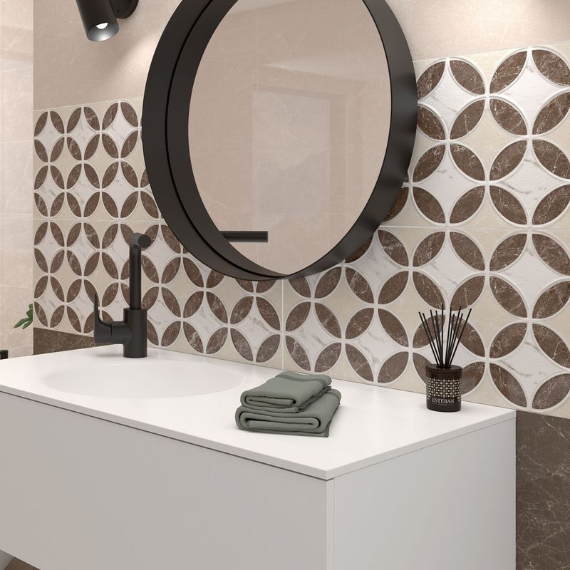 PAMESA - Cerámica Murano Beige 30x90cm 1.62m2 para muro