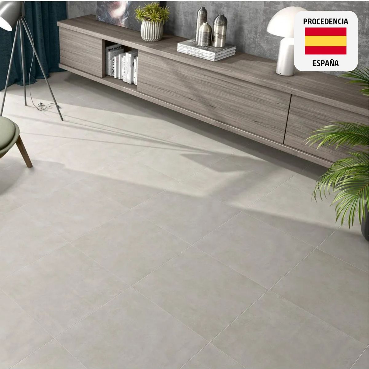 PAMESA - Cerámica Marfil Cementicio 31x91cm 1.62 m2 Blaze