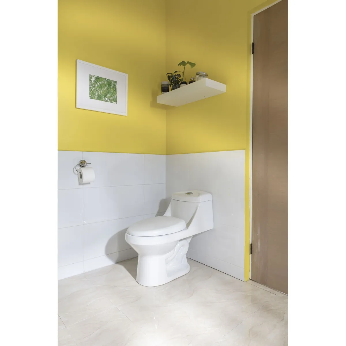 HOLZTEK - Cerámica Blanco Liso 31x61cm 1.62 m2 Wall Tile