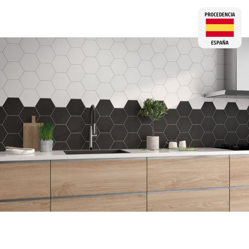 PAMESA - Porcelanato Blanco Liso 19.8x22.8cm 0.84m2