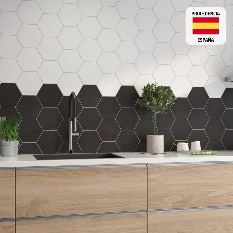 PAMESA - Porcelanato Blanco Liso 19.8x22.8cm 0.84m2