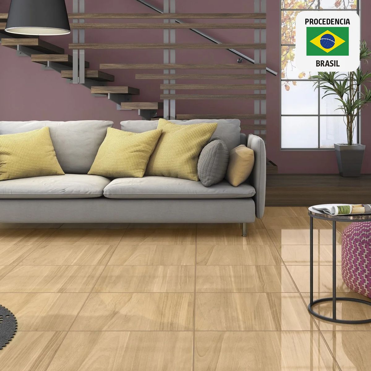 INCEFRA - Ceramica Beige Maderado 45x45cm 2.32m2