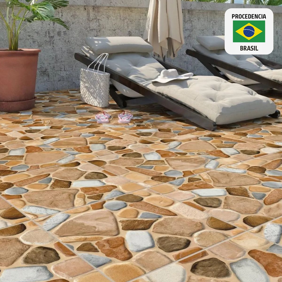 INCEFRA - Ceramica Beige Rustico 45x45cm 2.32m2