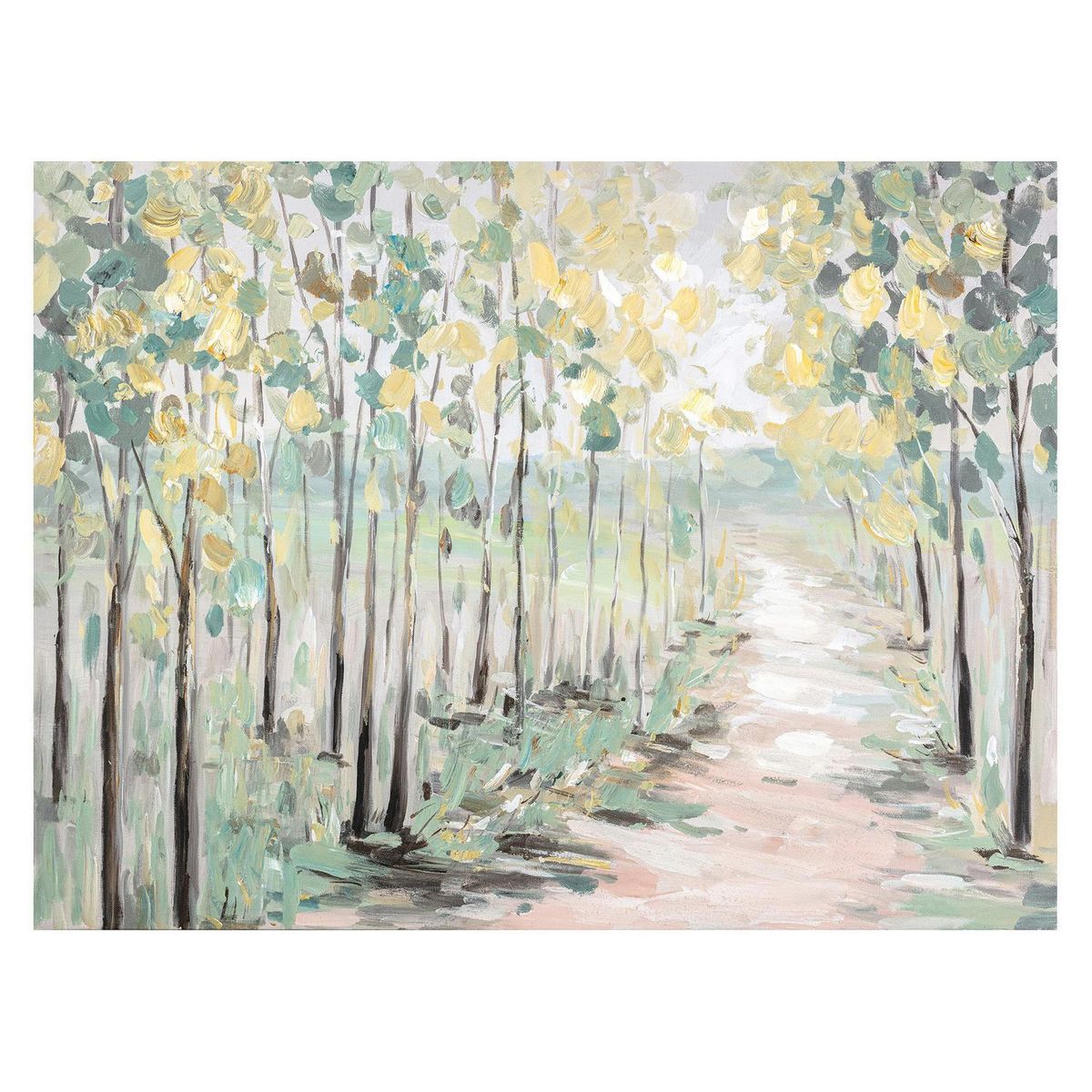 HOMY - Cuadro Canvas Arboles Green 80x60cm