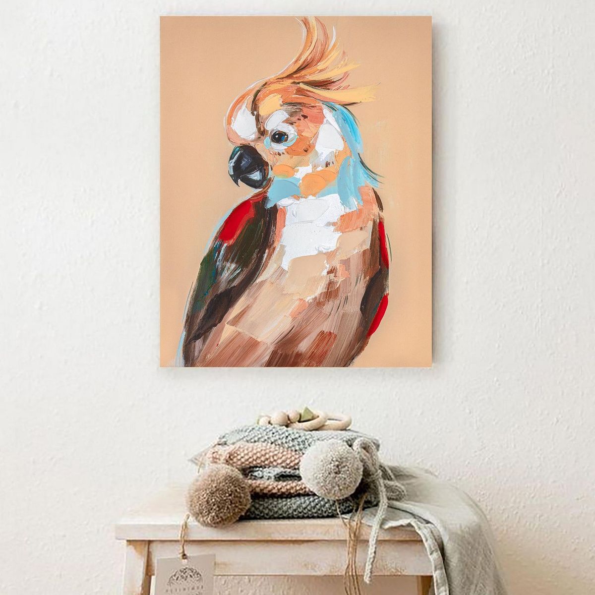 HOMY - Cuadro Canvas Pájaro3 30x40cm