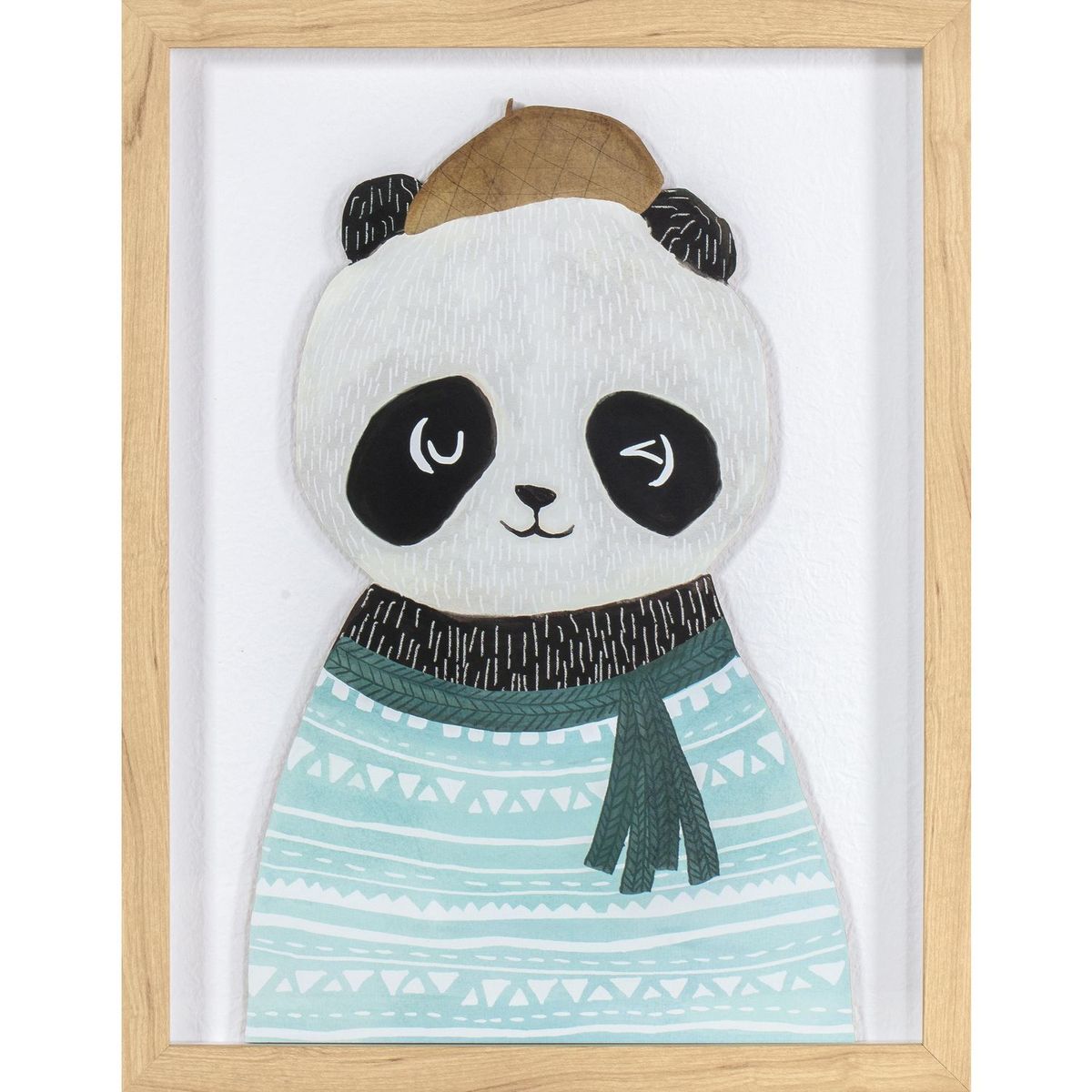 HOMY - Cuadro Panda 32x42cm