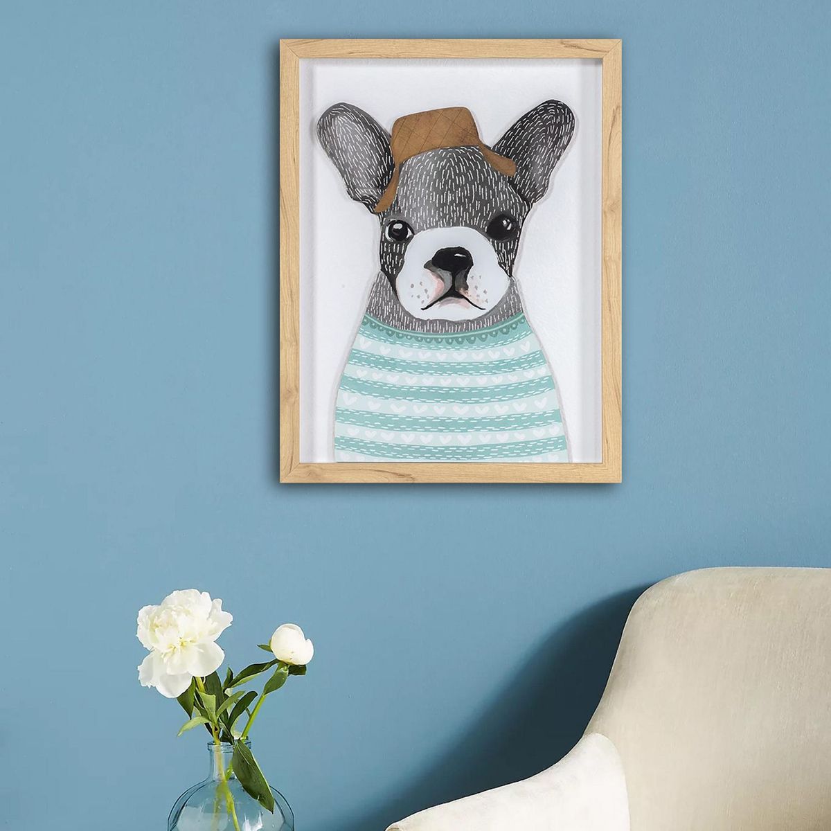 HOMY - Cuadro Doggie 32x42cm