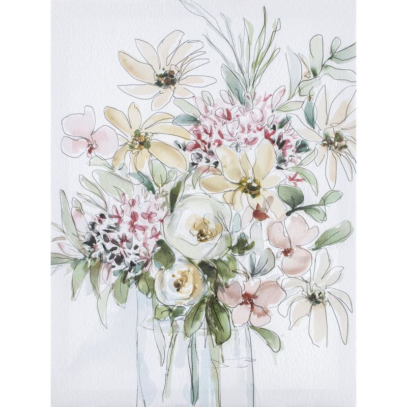 HOMY - Cuadro Canvas Deco Flor2 30x40cm
