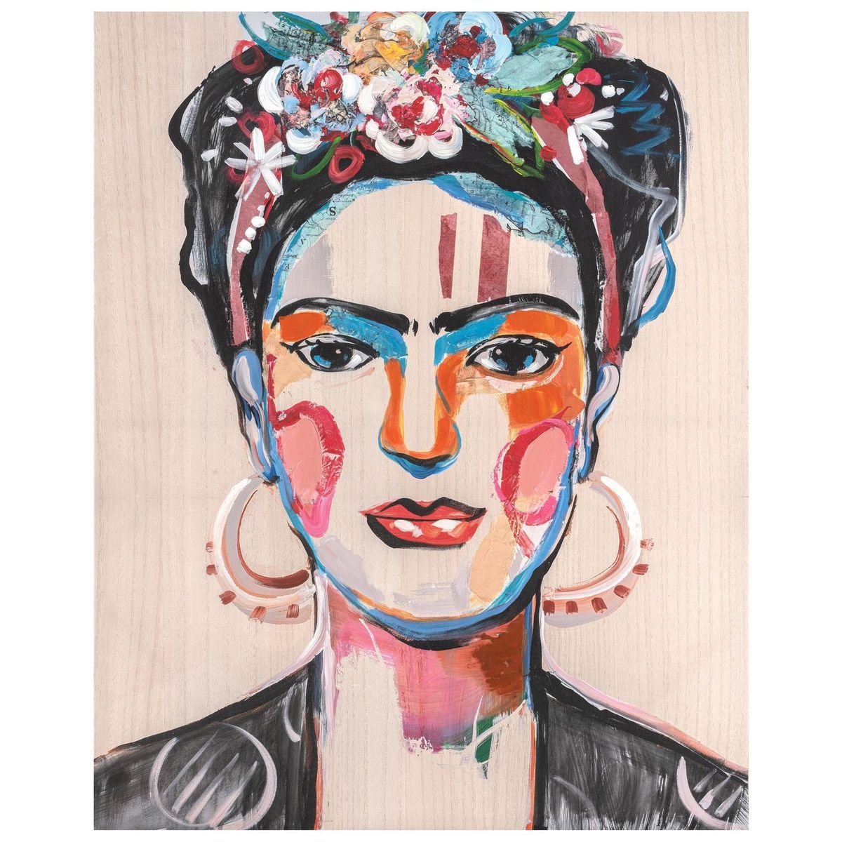 HOMY - Cuadro Canvas Cara Estilo2 80x100cm