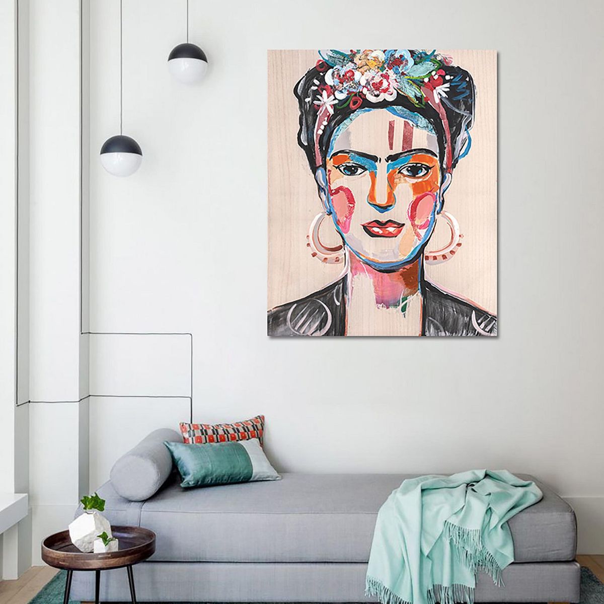 HOMY - Cuadro Canvas Cara Estilo2 80x100cm