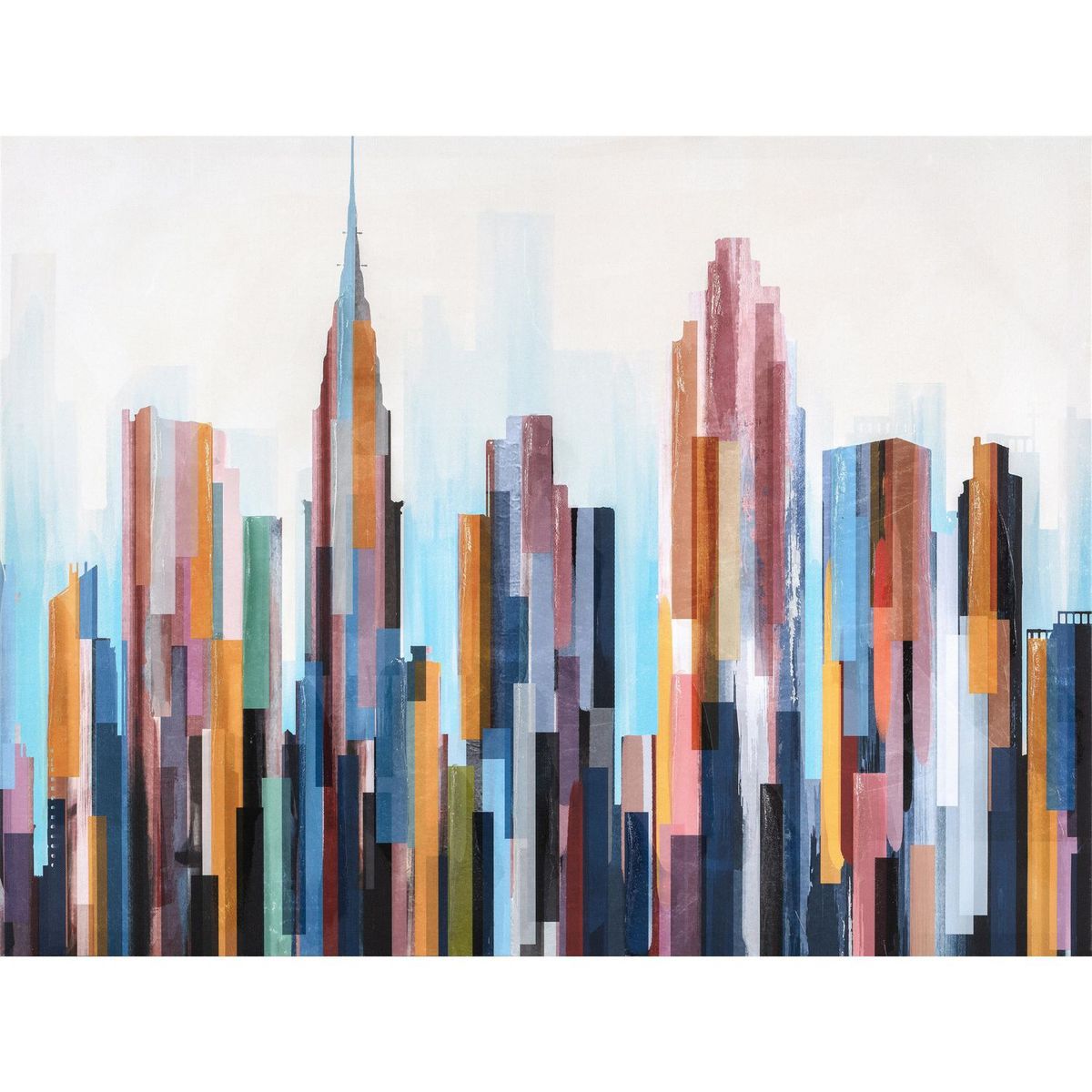 HOMY - Cuadro Canvas City Pastel2 60x80cm