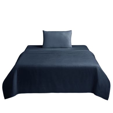 Juego de S�banas Microfibra 1 Plaza Basic Azul