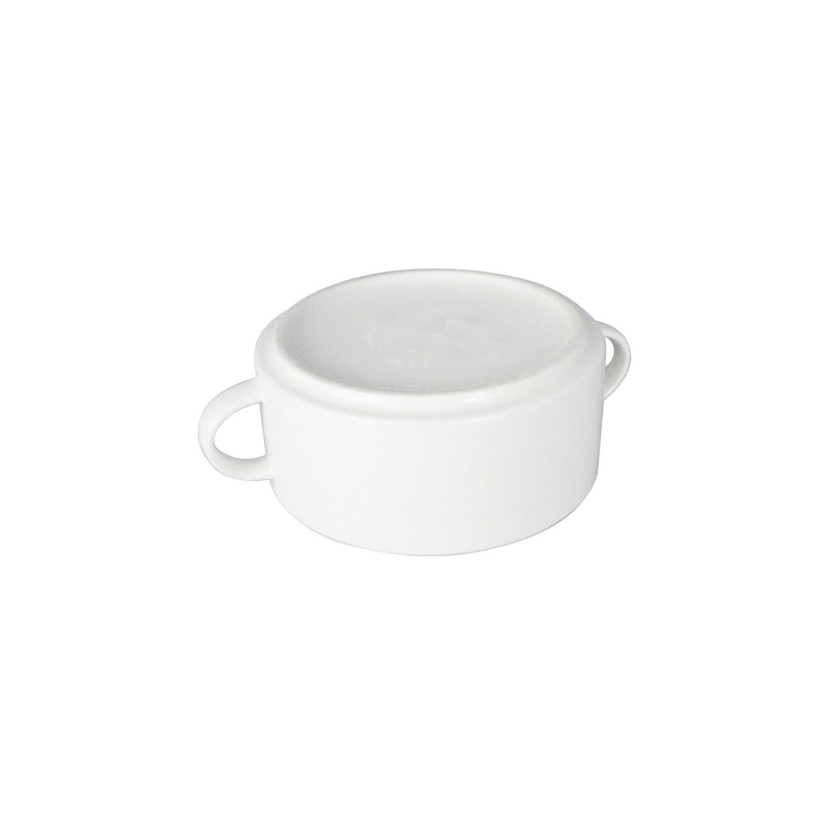 JUST HOME COLLECTION - Bowl Con Asas Redondo Blanco 300ML